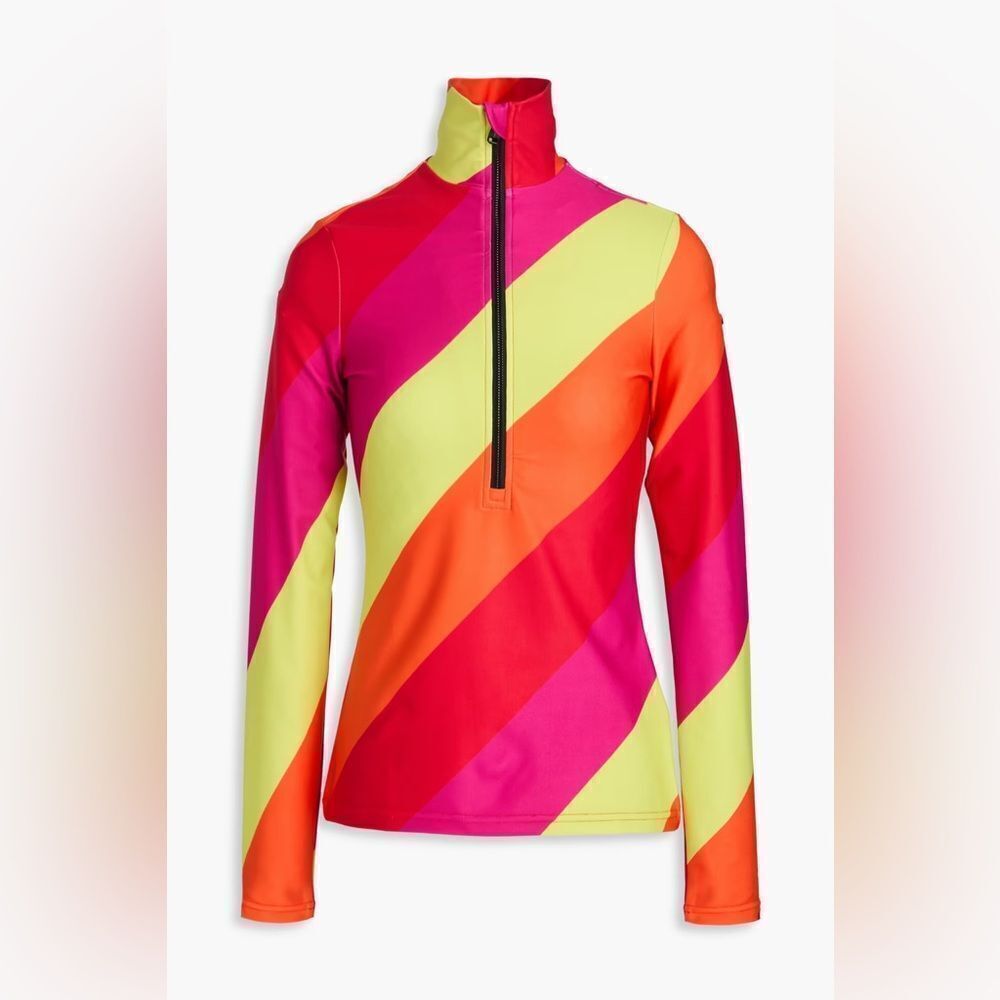Women’s Goldbergh Ski Pully BASE LAYER Top half zip pink red orange yellow XS